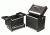 Tz Case Abm 301t Bd Large Pro Beauty Case Black 3 Sections W Wheels Pull Handle Open