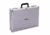 TZ Case AC416 Aluminum Briefcase - Silver Stripes AC-416SS