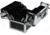 TZ Case Aluminum-Framed Makeup Case, Black/Clear, 14.5 x 8.25 x 9.25in, AB-116T B