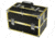 TZ Case Aluminum-Framed Makeup Case, Gold/Black, 14.25 x 9 x 9.25in, AB-16 GBD