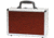 T Z Case Optima Classic Wide Aluminum 15'' Pistol Case - Brown Leatherette Pattern TOP0015BRN