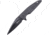 Ultra-X Bat Linerlock Black Folding Knife, 3.5 black finish 440C stainless blade, Black G10 handle, UXHK211K