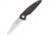 Ultra-X Bat Linerlock Black Folding Knife, 3.5 satin finish D2 tool steel blade, Black G10 handle, UXHK211L