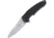 Ultra-X Vulture Linerlock Black Folding Knife, 3.5 satin finish D2 tool steel blade, Black textured G10 handle, UXHK221A