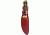 Uncle Henry Elk Hunter Full Tang Skinner Fixed Blade Knife,4.62in High Carbon Stainless Steel Skinning Blade,Staglon Handle 183UH