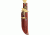 Uncle Henry 2 pc. Full Tang Bowie Fixed Blade Knife Combo, Black / Silver, Medium