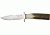 Uncle Mikes Classic Model 4 Fixed Blade Knife, 3.75in, A-2 Tool Steel, Stag Handle BCB4S