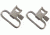 Uncle Mike's Super Swivels, Nickel Plated, Quick Detach, 1in Loop 10932