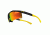 Under Armour Core, Satin Black Frame w/Yellow Rubber,Gray w/Orange Len, U8600035-017141