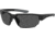 Under Armour Blitzing Sunglasses with Matte Black Frame and Grey Polarized Lens, Medium, UA0012S 003-M9