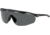 Under Armour Gametime Sunglasses with Matte Black Frame and Grey Lens, Medium, UA0003GS 003-KA