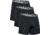 Under Armour UA Charged Cotton 6in Boxer Briefs 3 Pack - Mens, Black, Extra Large, 1363617001XL