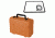 Underwater Kinetics 718 Dry Case, Shipping, Panel Ring, Orange 502514