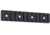 Unique-ARs Picattinny Rail, Anodize Black, 4.5in, 4.5tac