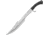 United Cutlery Honshu Spar Sword, 23in Overall, 16.5in Satin 7Cr17Mov SS Blade, Black Tpr Handle, SS Guard, Black Leather Sheath, Black, UC3345