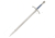 United Cutlery LOTR Glamdring Sword,35.625in,Tempered Stainless Blade,Black Leather Wrapped Handle UC1265