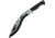 United Cutlery M48 Kukri With Sheath Fixed Blade Knife, 10.5in, Black and Satin, Black, TPR Handle UC3160