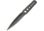 United Cutlery Undercover CIA Stinger Knife, 7.13in Overall, 3.88in Black Oxide Coated Double Edge 3Cr13 SS Dagger Blade, One-Piece, Removable Boot Clip, Black Nylon Sheath, UC3344