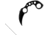 United Cutlery Undercover Karambit Black With Sheath UC1466B