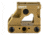 Unity Tactical FAST Trijicon MRO Mount, 2.26&quot; Optical Height,  MRO/MRO-HD Footprint, Anodized Finish, FDE, FST-MROF