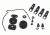 Unity Tactical Modular Attached Rail  Kit  Includes Sordin Arc Rail Adapter Kit - BTH - Team Wendy, Black HLM-MBTB