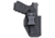 Universal Kydex, IWB Black Kydex, Belt Clip Fits Compact Sized Handguns, OWB Belt Holster, Right Hand