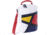 Urbn Chc Metis Bulletproof Bag, White/Black/Red/Blue/Yellow, Medium, METWHT/002