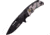 US Army Gladiator Linerlock A/O Folding Knife,3.5in,Standard Edge,Drop Point,Black,Aluminum Handle USAA1023CBC