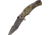 USMC Fortress Linerlock A/O Folding Knife,3.75in,Stainless Steel,Partially Serrated,Tanto,Black Stonewash,Digital Camo,G10 Handle USMA1046DG