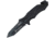 USMC Marines SGT Linerlock Black Folding Knife,3.5in,Stainless Steel,Partially Serrated,Tanto,Black G10 Handle USMA1028BS