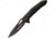 USMC USMC Framelock A/O Folding Knife, 3.5 black finish 3Cr13 stainless blade, Black anodized aluminum handle, M-A1060BK