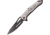 USMC USMC Framelock A/O Folding Knife, 3.5 black finish 3Cr13 stainless blade, Gray anodized aluminum handle, M-A1060GY