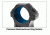 UTG PRO 1 in High Profile P.O.I Picatinny Rifle Scope Rings, Black, 2 Pieces RWU012520
