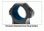 UTG PRO 1 in Low Profile P.O.I Picatinny Rifle Scope Rings, Black, 2 Pieces RWU012510