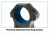 UTG PRO 1in/2PCs Medium Profile P.O.I Picatinny Rings, Black, RWU012515