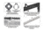 UTG Pro AR15 Super Slim M-LOK 15in Drop-in Carbine Length Rail, Black, MTU015SSM