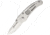 Utica Body Lock Folding Knife,2.75in,Clip Point, Stainless Handle UTKM50CP
