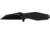Utica React Linerlock Folding Knife, 3.25 black oxide coated 8Cr13MoV stainless blade, Black aluminum handle, 91-1217CP