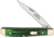 Utica Single Blade Green Bone Folding Knife,2in,Green,Jigged Bone Handle UTK11116GB