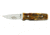 Utica Team Realtree Series Buckstag Delrin Liner Lock, Brown/White, 91-RT56CP