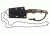 Utica Team Realtree Series Neck Knife with Sheath, Black/Camouflage, 91-RT902CP