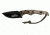 Utica Team Realtree Series Neck Knife with Sheath, Black/Camouflage, 91-RT902CP