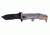 UZI Echo Replica Serrated Blade Blade, Black, Grey and Yellow UZK-FDR-012