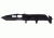 UZI Echo Replica Serrated Blade Blade, Black UZK-FDR-013