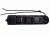 UZI Mossad Steel Single Egded Blade, Black and Silver UZK-FXB-007