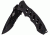 UZI Responder Serrated Blade, Black UZK-FDR-001