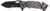 UZI Responder Steel Blade VII with Belt Cutter and Window Breaker, Black, Grey, and Red UZK-FDR-007