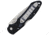 V NIVES Griptide Lockback Folding Knife, 4.5in Closed, 3.25in Satin 8Cr13Mov SS Drop Point, Black Aluminum Handle With Gray Rubber Insert, Thumb Stud, Pocket Clip, Storage Case., V06ALPBK
