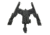 Valdada Hd Anvil Super Stable Rifle Bipod, Black, 6.25in contracted VAL-Valdada ANVIL super bipod
