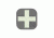 Vanquest Gear Medical Cross - Glow In The Dark Patch, Wolf Gray, 9ZMDCR-100-WG-GITD